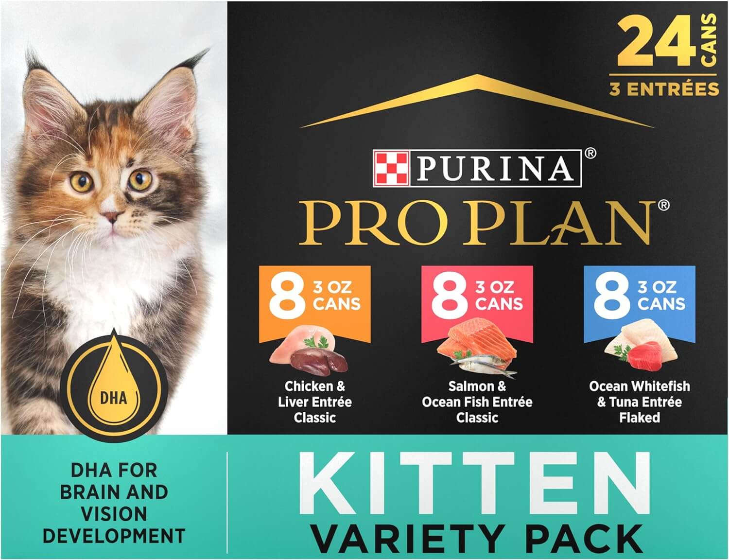 Purina Pro Plan Kitten Canned Wet Cat Food