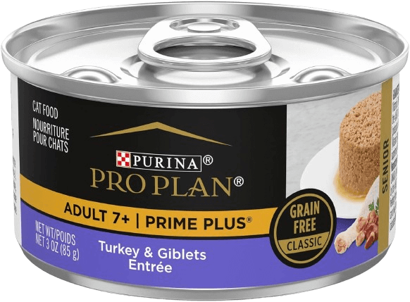 Purina Pro Plan Prime Plus Adult 7+ Turkey & Giblets Entrée