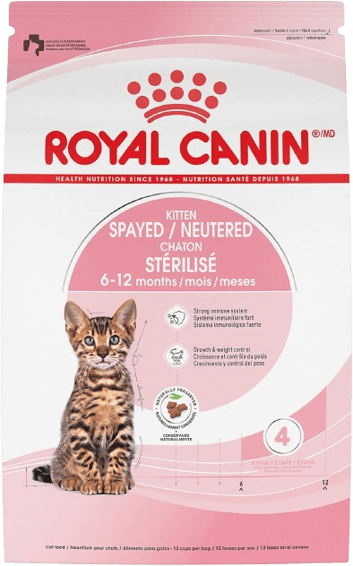 Royal Canin Feline Health Nutrition Spayed/Neutered Dry Cat Food for Kittens