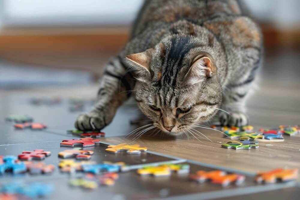 How to Do Puzzles with Cats