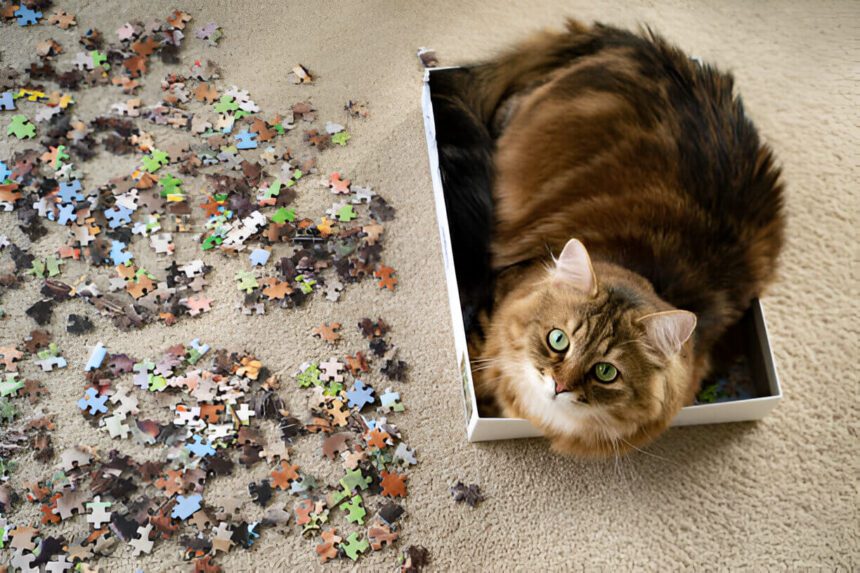 How to Do Puzzles with Cats