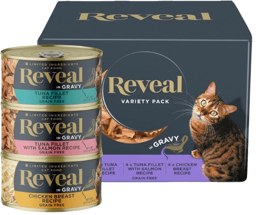 Reveal Natural Wet Cat Food, Grain Free, Limited Ingredient Canned Food for Cats