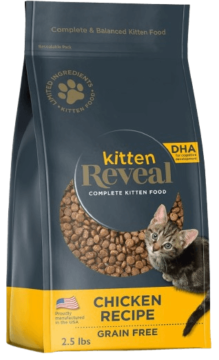 Reveal Natural Dry Kitten Food, Grain and Potato Free